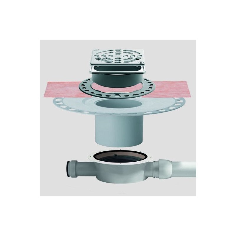 KERDI DRAIN SET DESAGÜE HORIZONTAL DN50 C/SIFON1